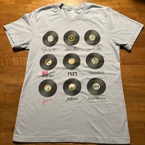 Graphic T-Shirt - Taylor Swift Album Design - Women’s Medium
